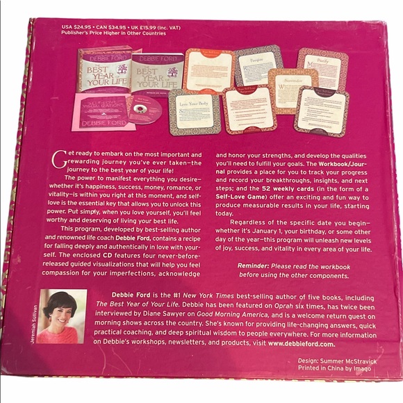 The Best Year of your Life Affirmation Cards & CD - Picture 2 of 2